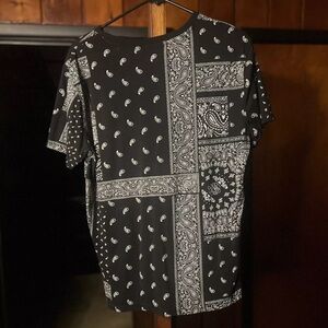 Mens Bandana Print Shirt
